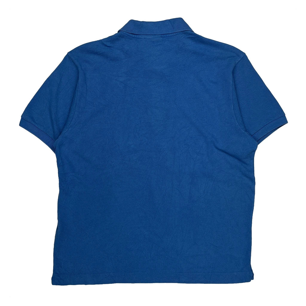 Lacoste Polo Shirt - Large Blue Cotton - Image 2