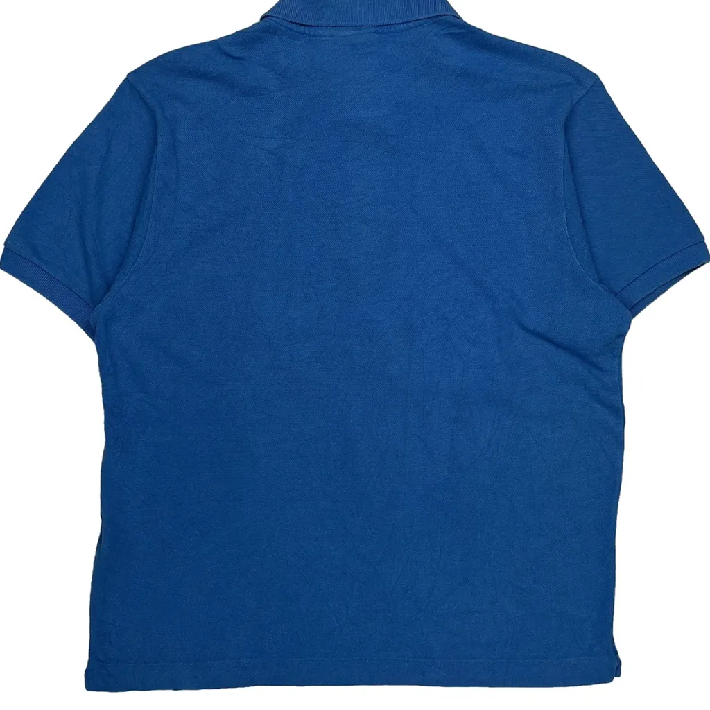 Lacoste Polo Shirt - Large Blue Cotton - Image 7