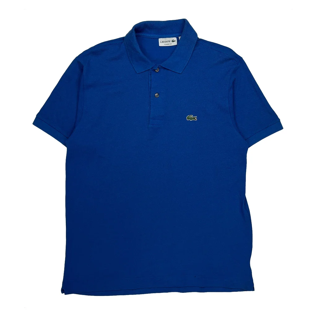 Lacoste Polo Shirt - Large Blue Cotton