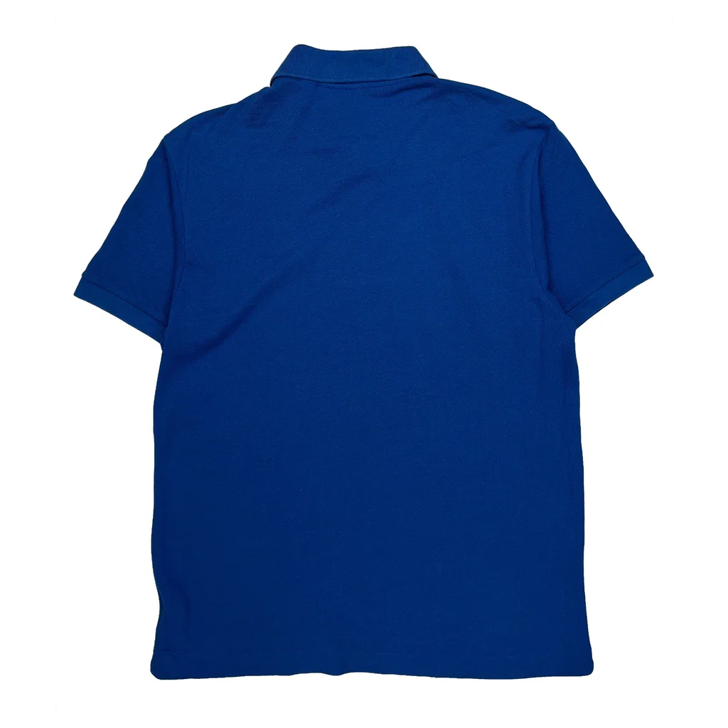 Lacoste Polo Shirt - Large Blue Cotton - Image 2