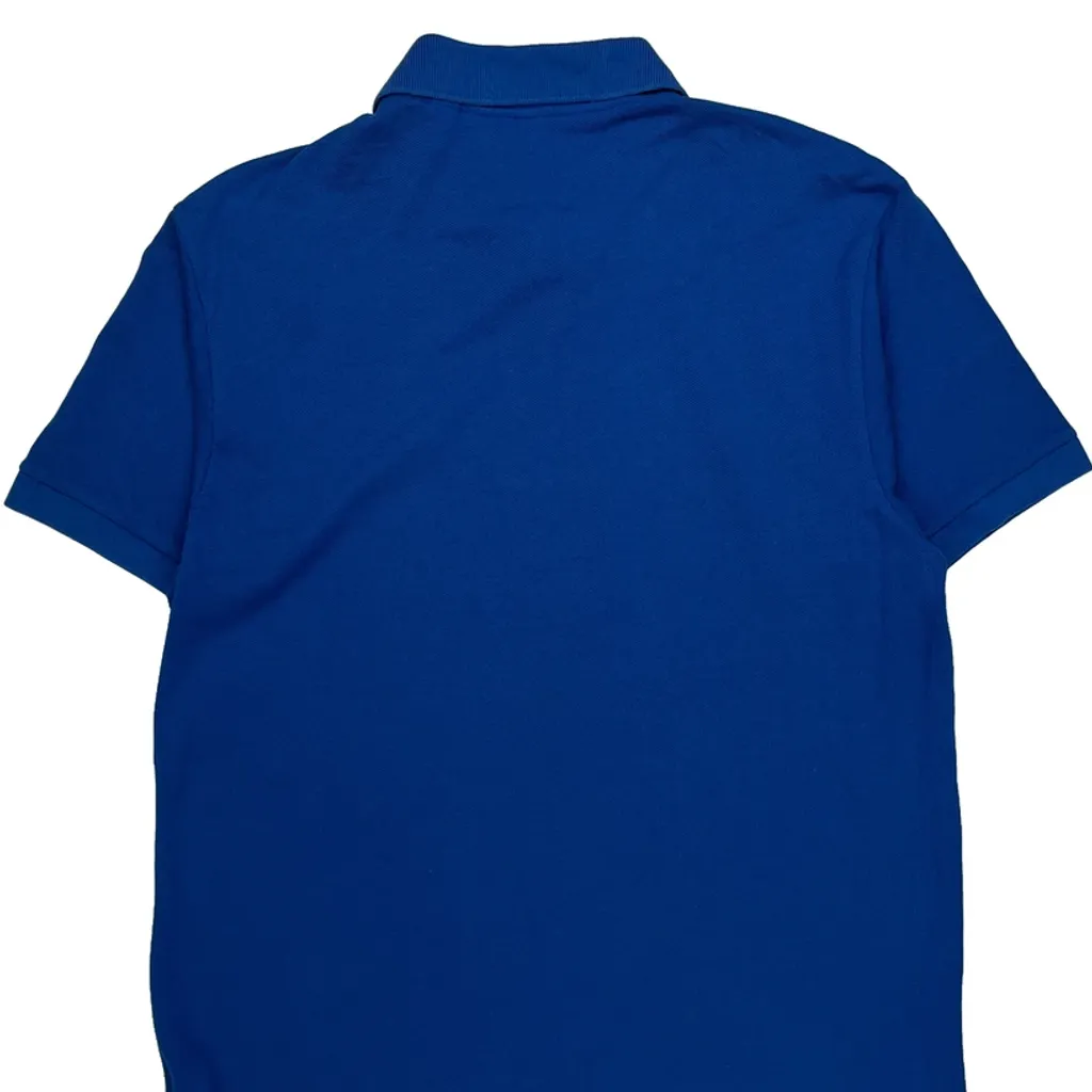 Lacoste Polo Shirt - Large Blue Cotton - Image 6