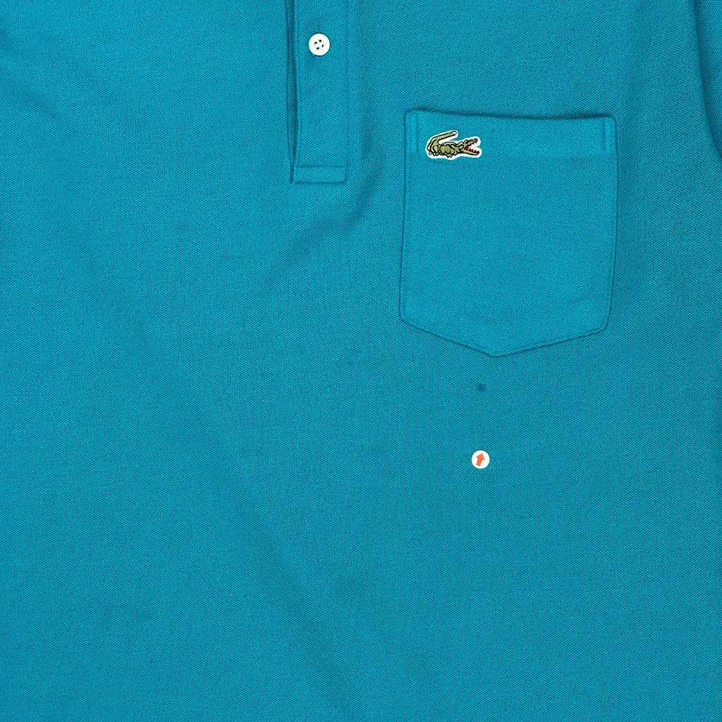 Lacoste Polo Shirt - Large Blue Cotton - Image 3