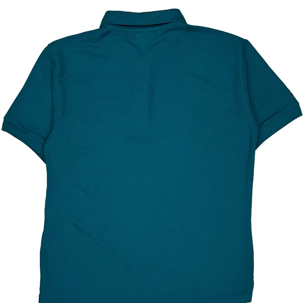 Lacoste Polo Shirt - Large Blue Cotton - Image 6