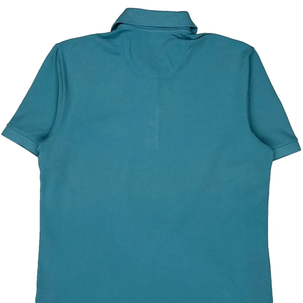 Lacoste Polo Shirt - Large Blue Cotton - Image 7