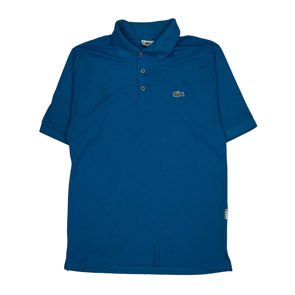 Lacoste Polo Shirt - Medium Blue Polyester Blend