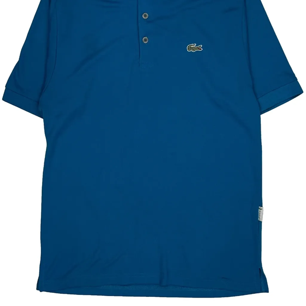 Lacoste Polo Shirt - Medium Blue Polyester Blend - Image 5