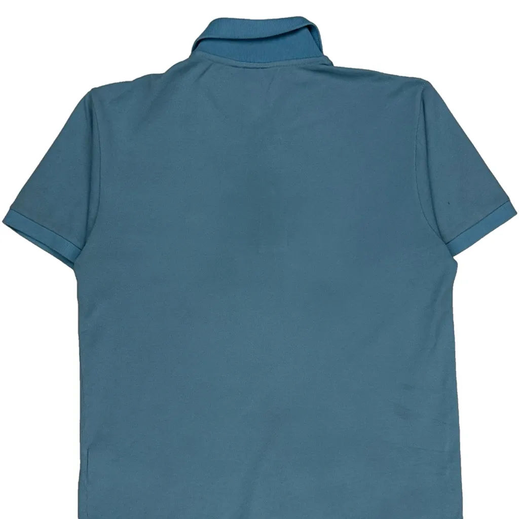 Lacoste Polo Shirt - Medium Blue Cotton - Image 6