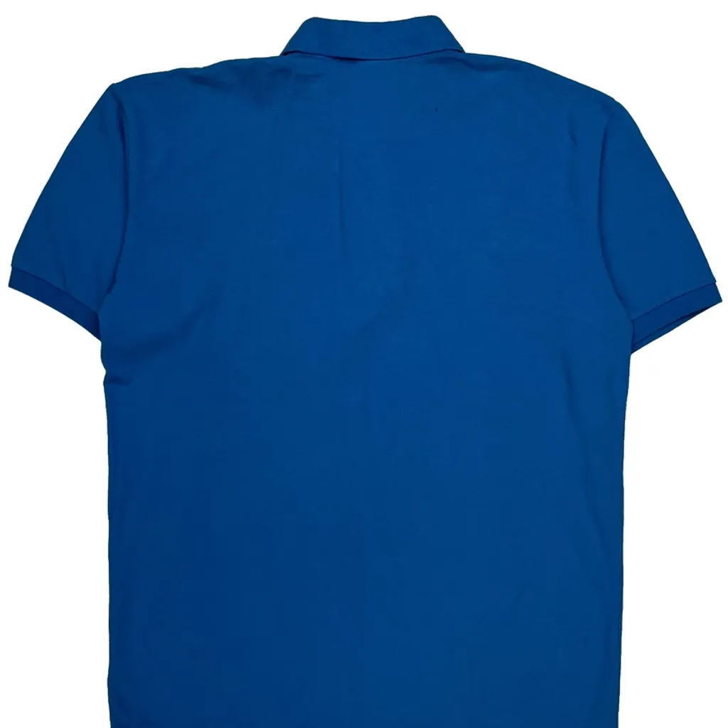Lacoste Polo Shirt - XL Blue Cotton - Image 7