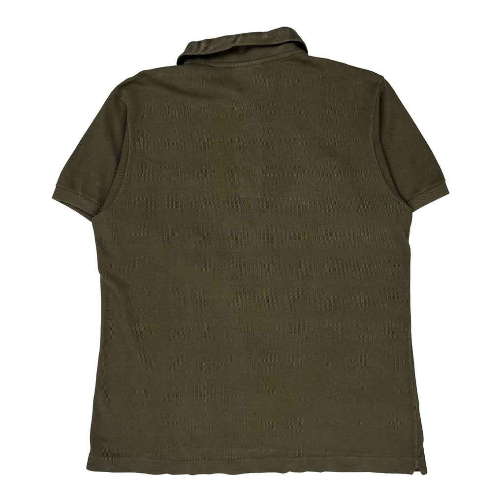 Lacoste Polo Shirt - Medium Brown Cotton - Image 2