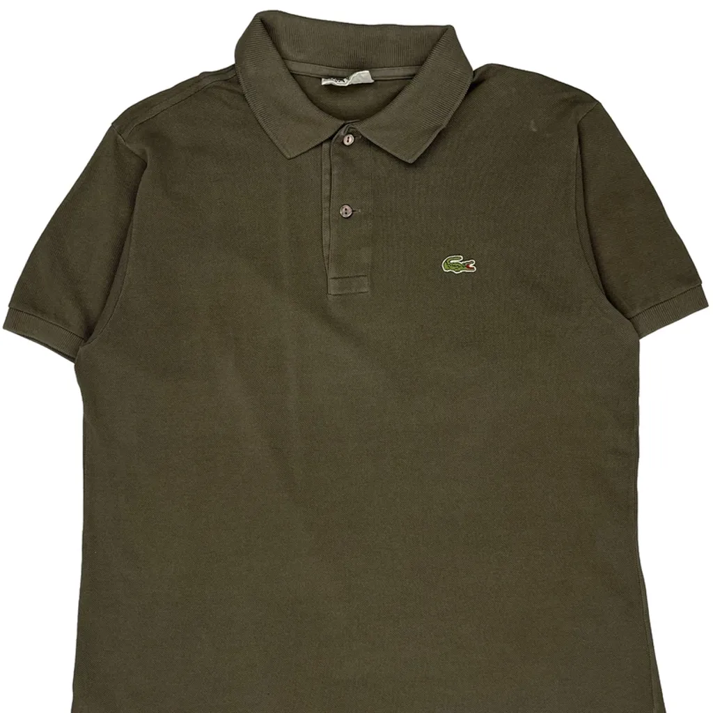 Lacoste Polo Shirt - Medium Brown Cotton - Image 4