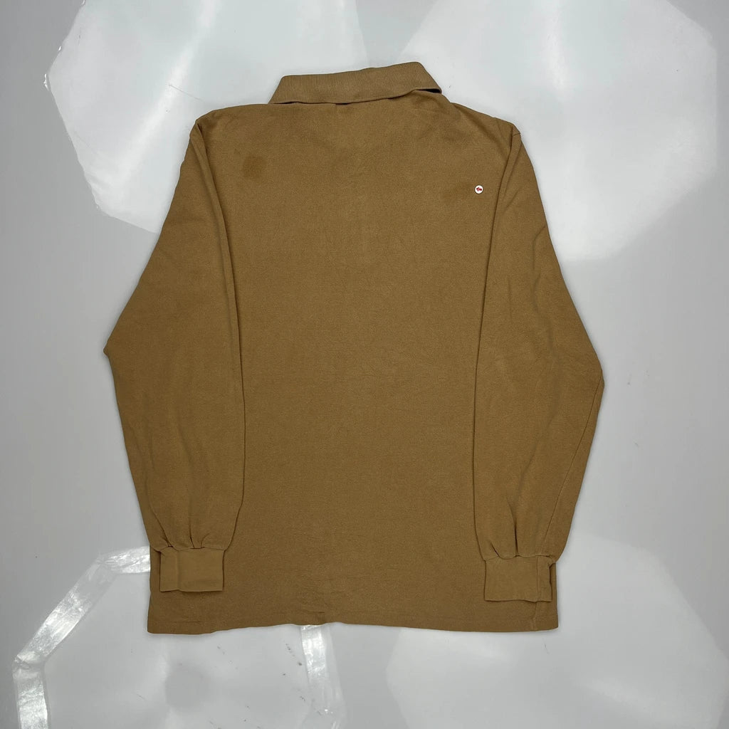 Lacoste Polo Shirt - Small Brown Cotton - Image 3