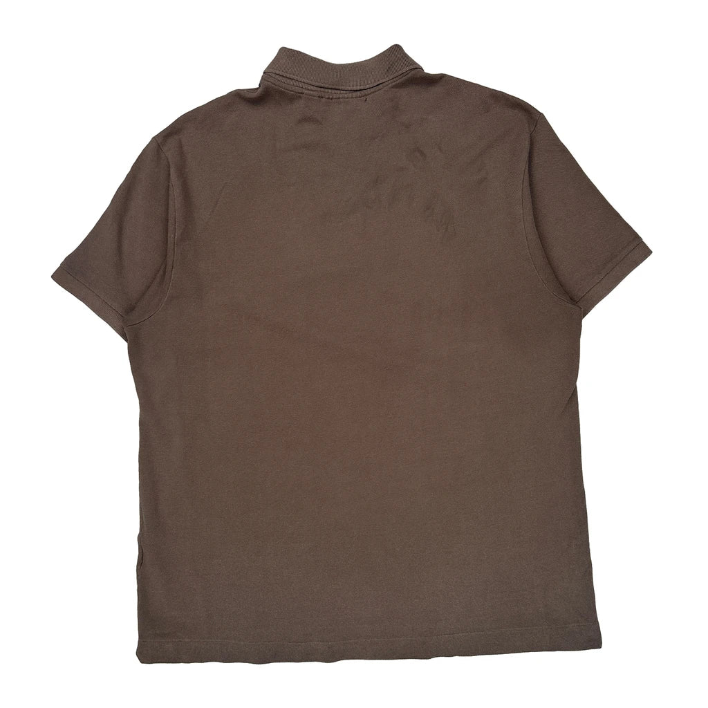 Lacoste Polo Shirt - XL Brown Cotton - Image 2