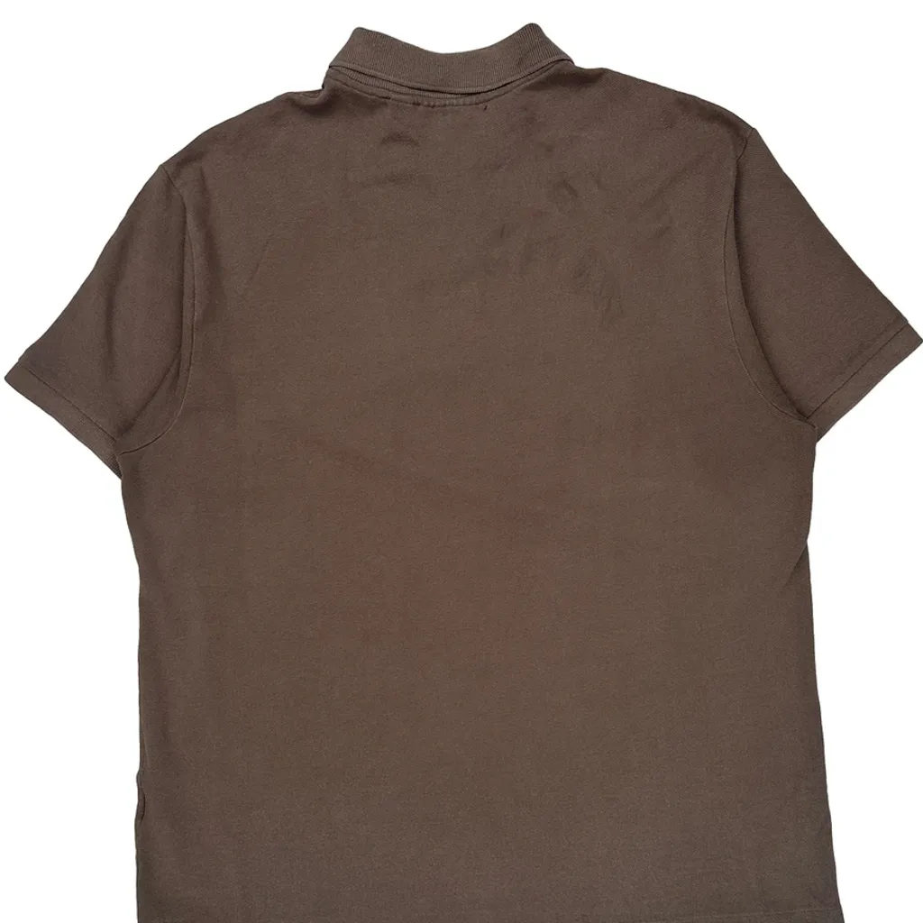 Lacoste Polo Shirt - XL Brown Cotton - Image 6