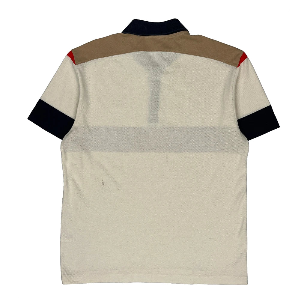 Lacoste Slim Fit Polo Shirt - Large Cream Cotton - Image 2
