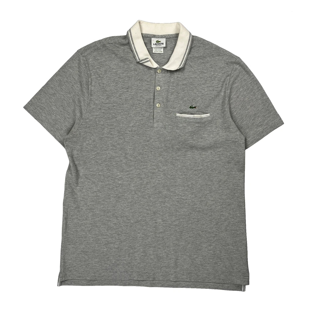 Lacoste Polo Shirt - XL Gray Cotton