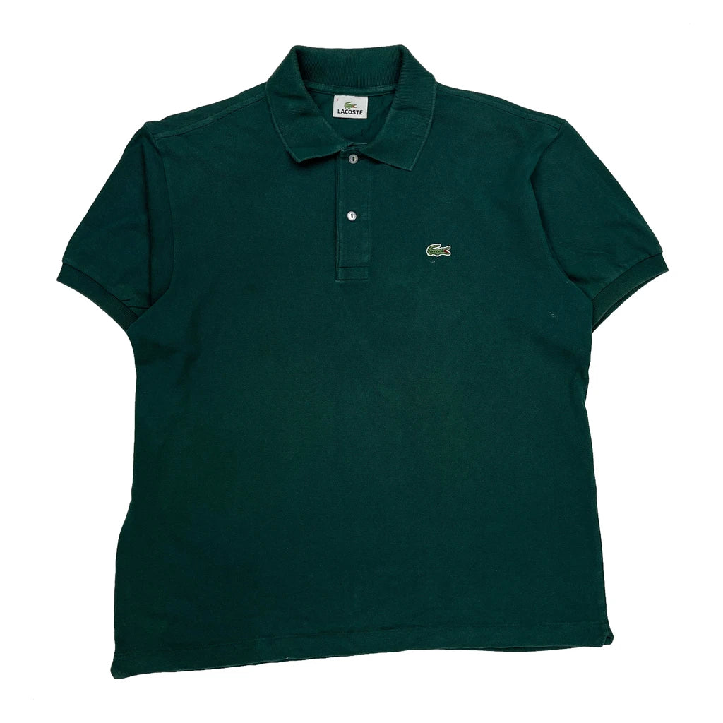 Lacoste Polo Shirt - Large Green Cotton