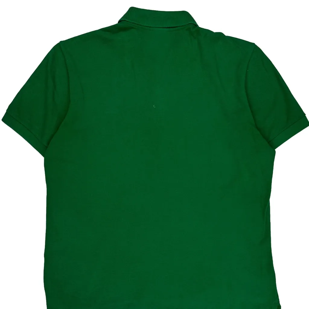 Lacoste Polo Shirt - Large Green Cotton - Image 6