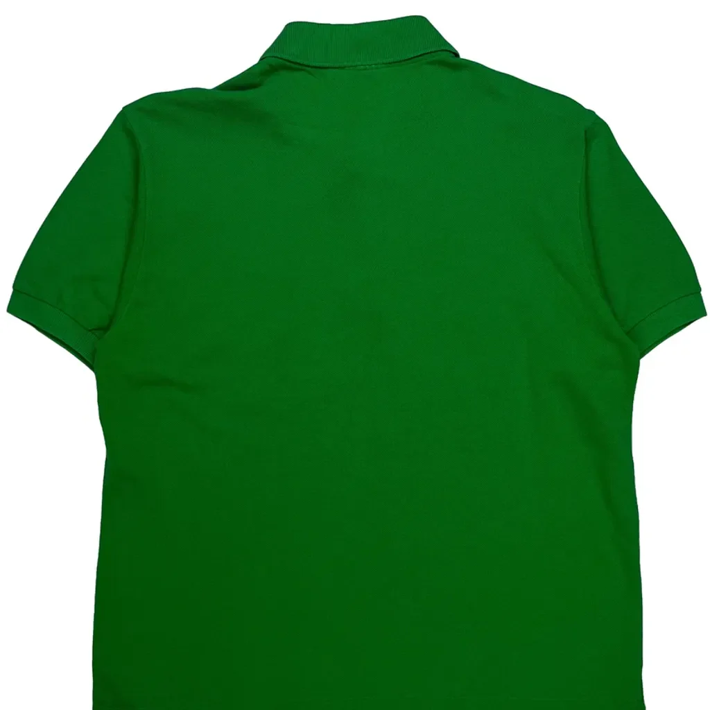 Lacoste Polo Shirt - Medium Green Cotton - Image 7