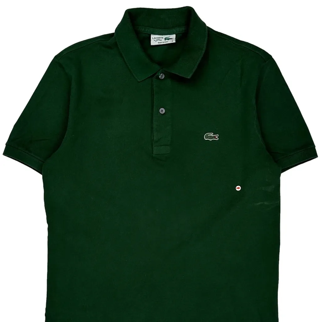 Lacoste Polo Shirt - Medium Green Cotton - Image 6