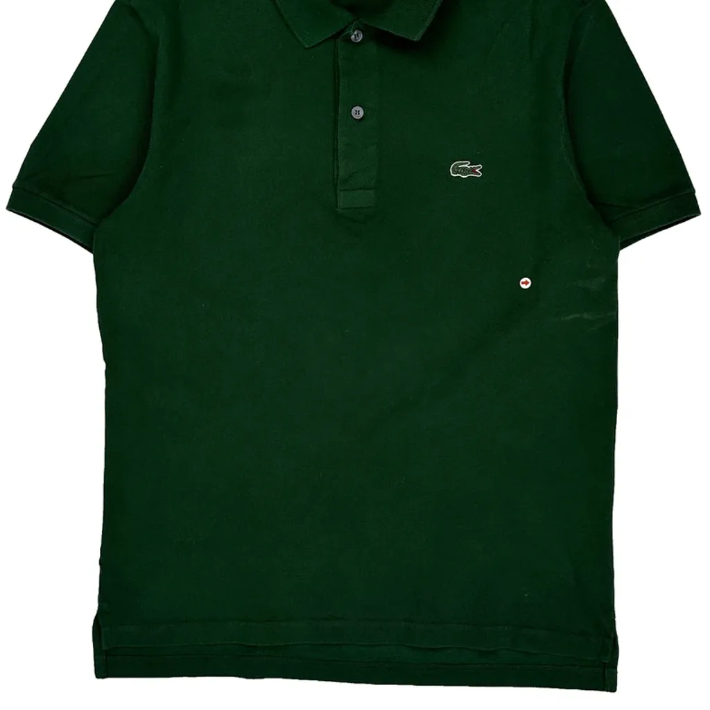 Lacoste Polo Shirt - Medium Green Cotton - Image 7