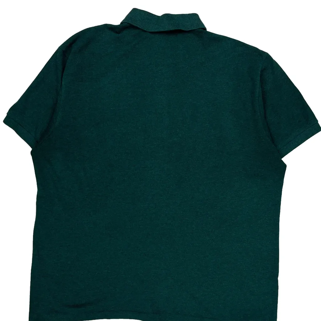 Lacoste Polo Shirt - XL Green Cotton - Image 6