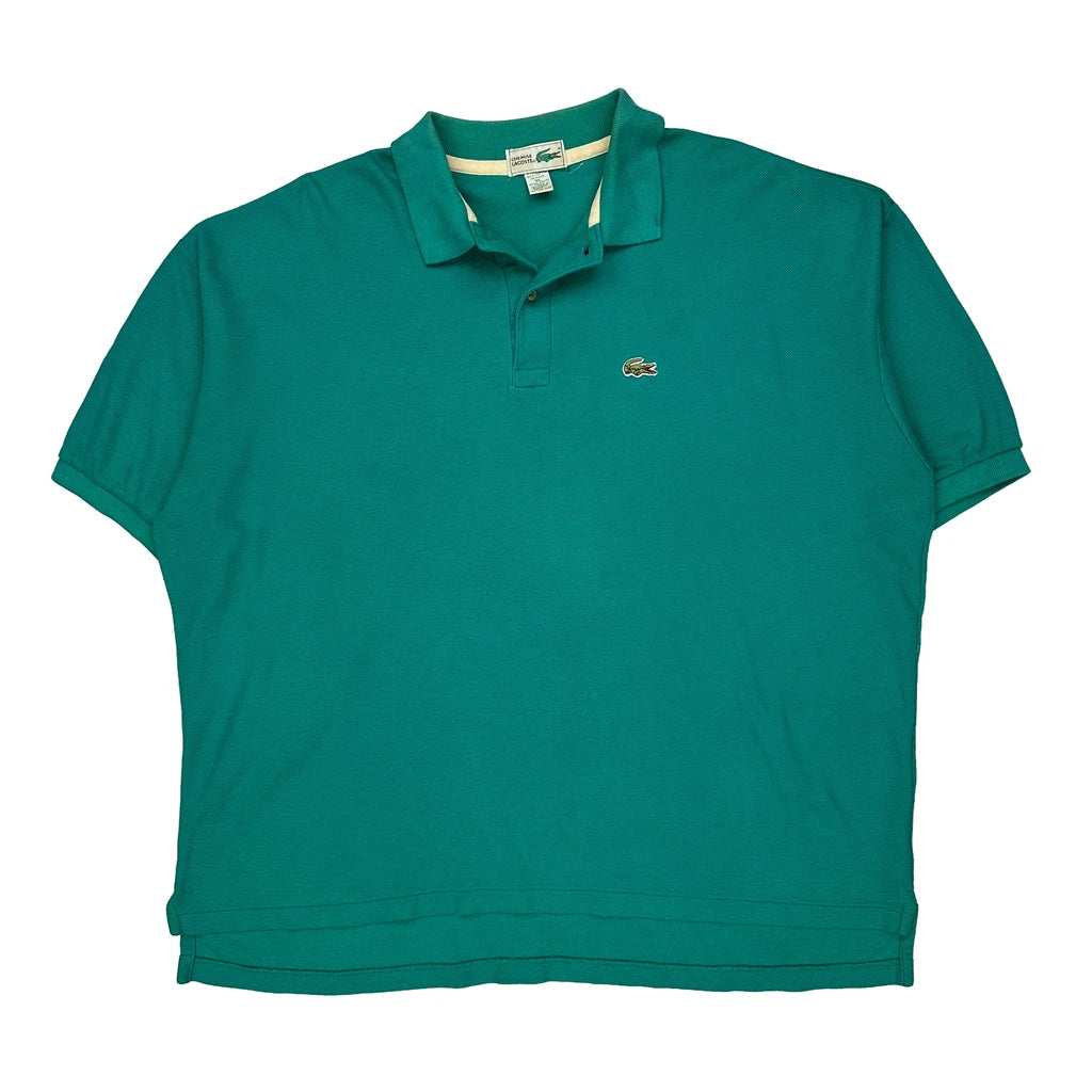 Lacoste Polo Shirt - XL Green Cotton