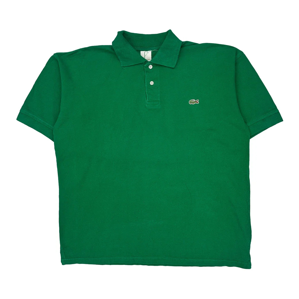 Lacoste Polo Shirt - XL Green Cotton