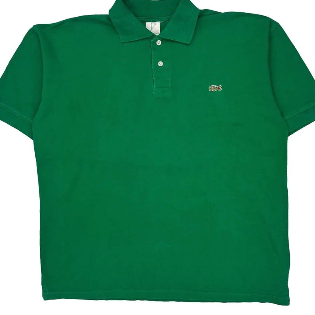 Lacoste Polo Shirt - XL Green Cotton - Image 4