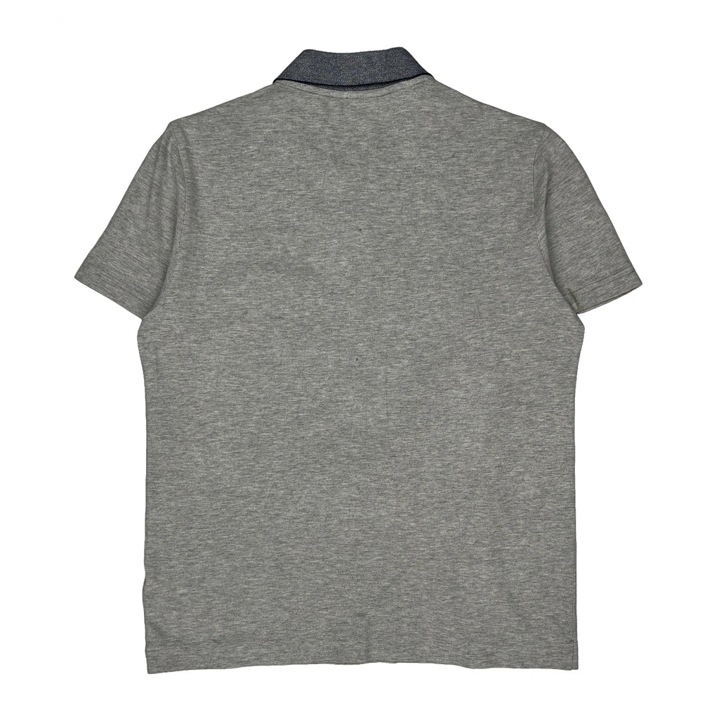 Lacoste Polo Shirt - Medium Grey Cotton - Image 2