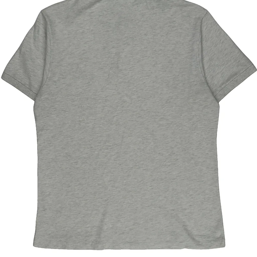 Lacoste Polo Shirt - Medium Grey Cotton - Image 7