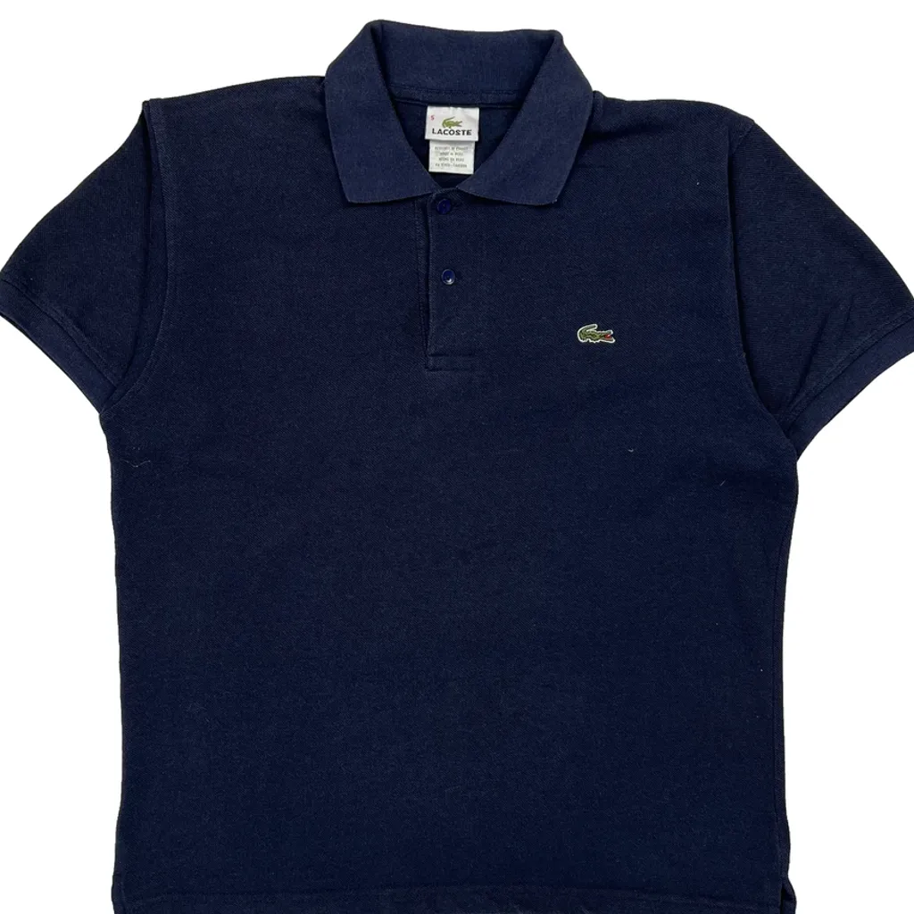 Lacoste Polo Shirt - Large Navy Cotton - Image 6
