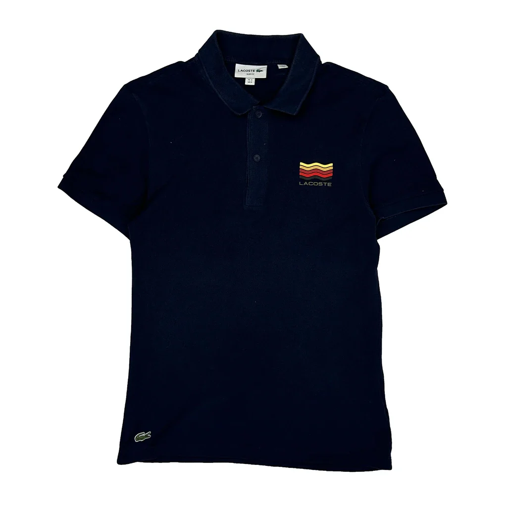 Lacoste Slim Fit Polo Shirt - Medium Navy Cotton