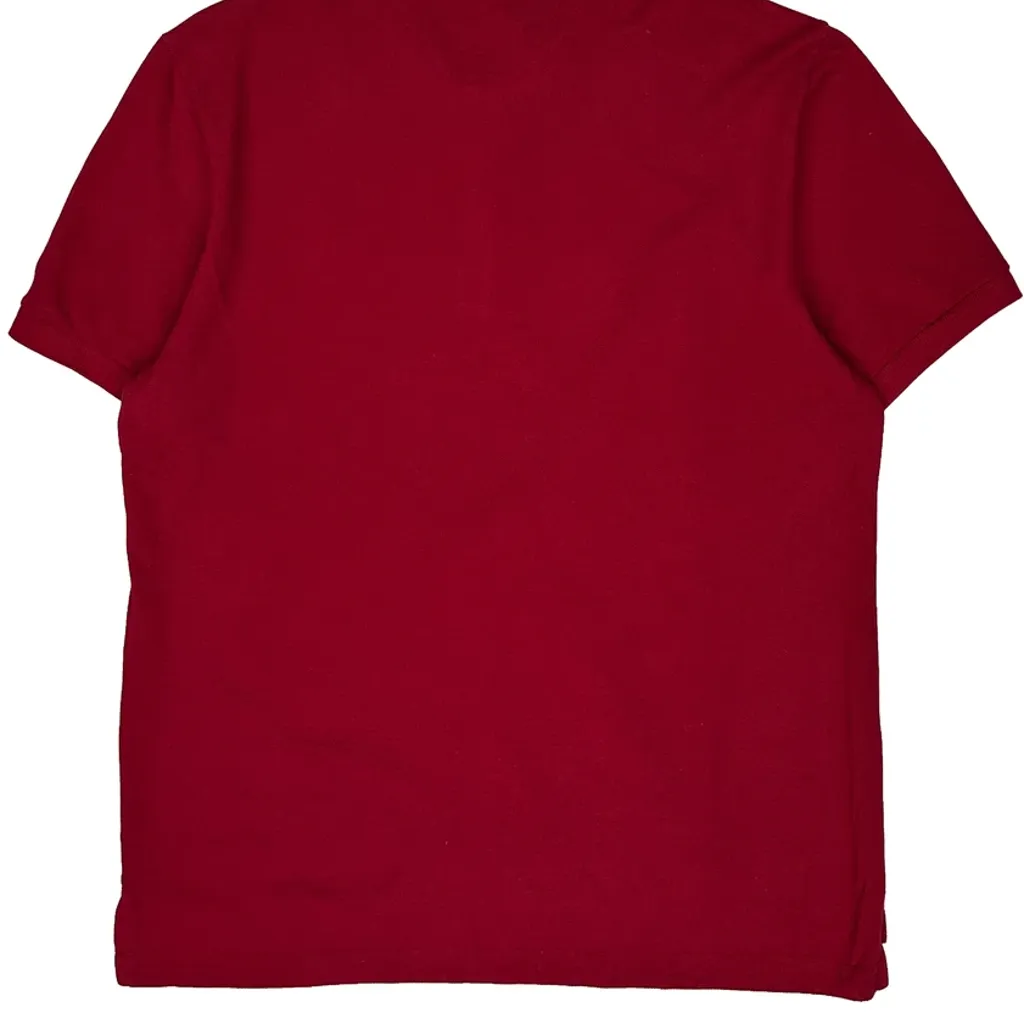 Lacoste Polo Shirt - Large Red Cotton - Image 6