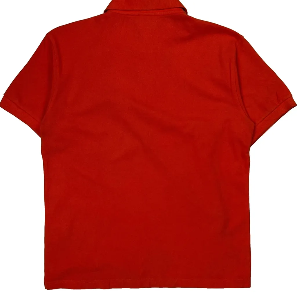 Lacoste Polo Shirt - Medium Red Cotton - Image 8