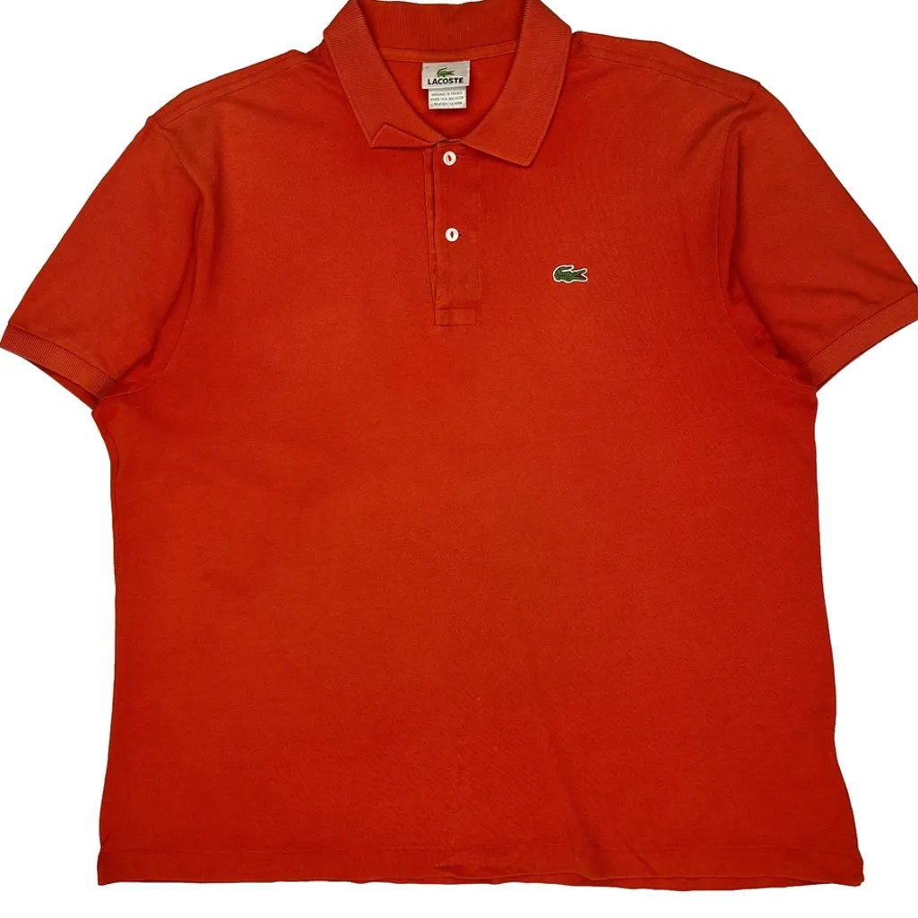 Lacoste Polo Shirt - 2XL Red Cotton - Image 4