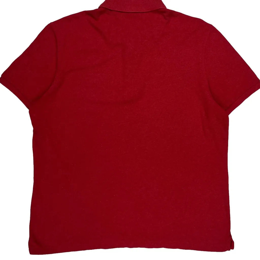 Lacoste Slim Fit Polo Shirt - 2XL Red Cotton - Image 6
