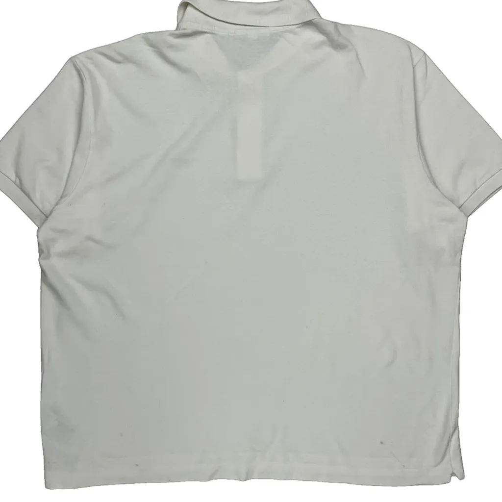 Lacoste Polo Shirt - 2XL White Cotton - Image 7