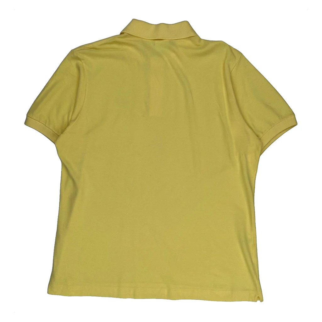 Lacoste Polo Shirt - XL Yellow Cotton - Image 2