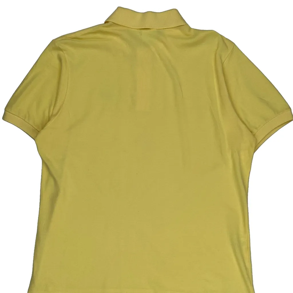Lacoste Polo Shirt - XL Yellow Cotton - Image 7