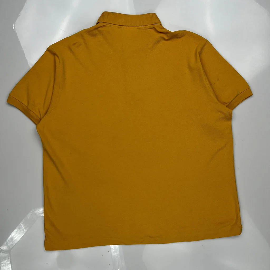 Lacoste Polo Shirt - 3XL Yellow Cotton - Image 4