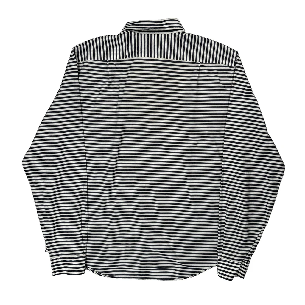 Lacoste Striped Shirt - 2XL Black & White Cotton - Image 2