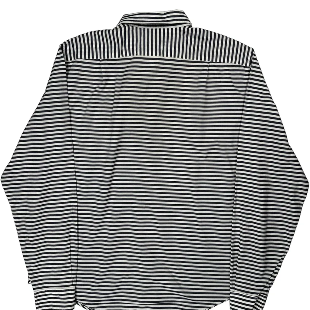 Lacoste Striped Shirt - 2XL Black & White Cotton - Image 6