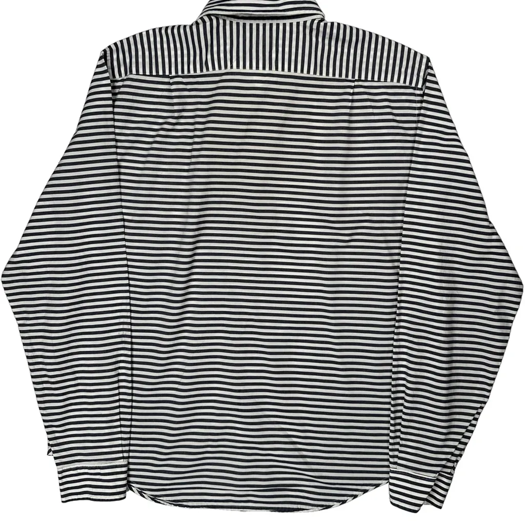 Lacoste Striped Shirt - 2XL Black & White Cotton - Image 7