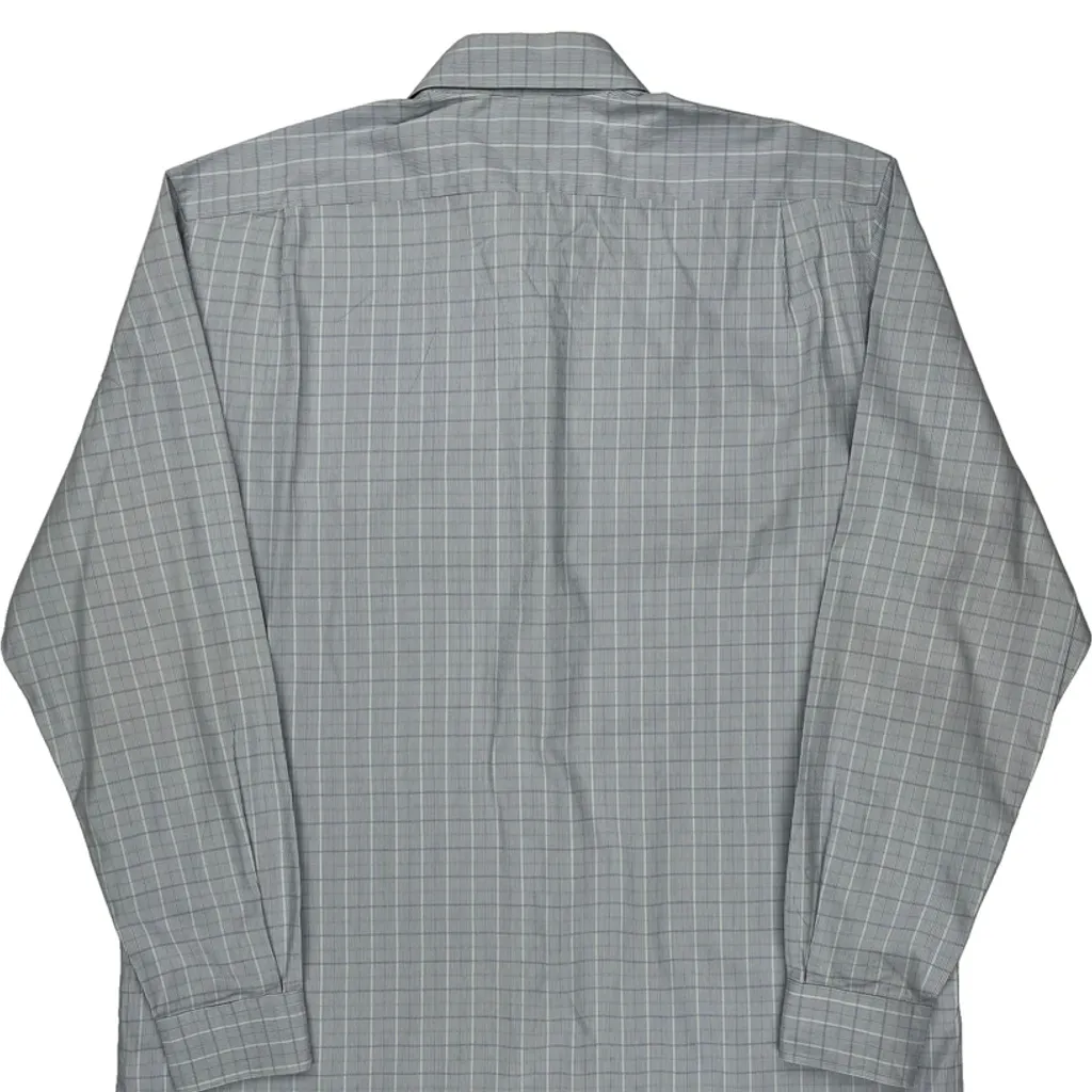 Lacoste Checked Shirt - Large Blue Cotton - Image 6