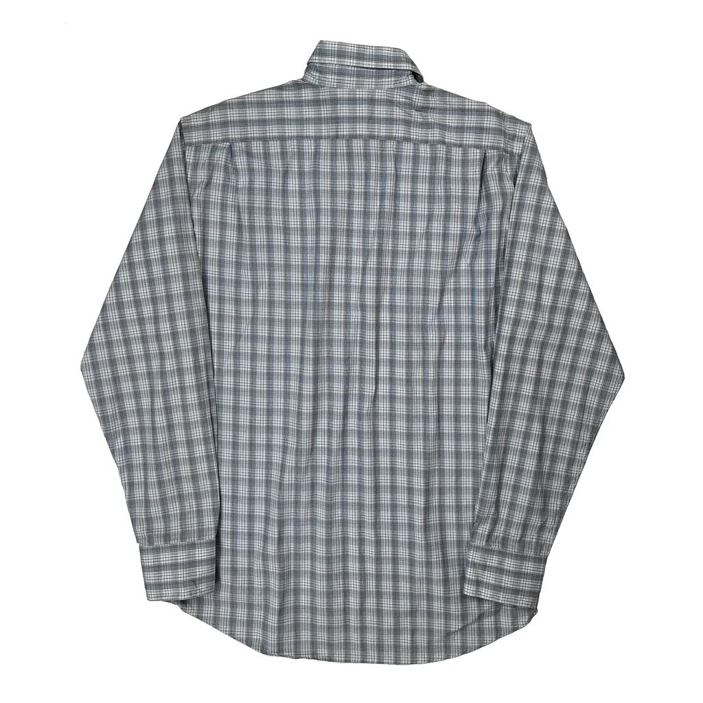 Lacoste Checked Shirt - Large Blue Cotton - Image 2
