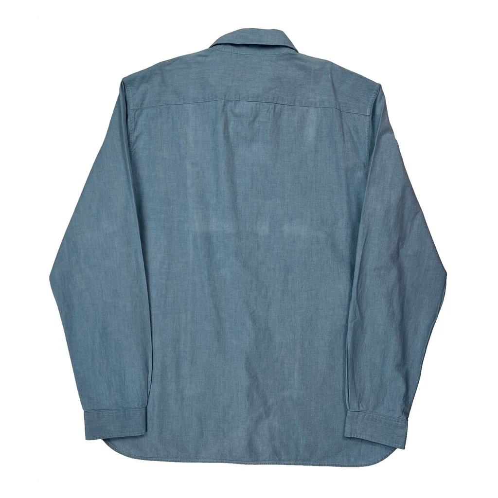 Lacoste Slim Fit Shirt - XL Blue Cotton - Image 2