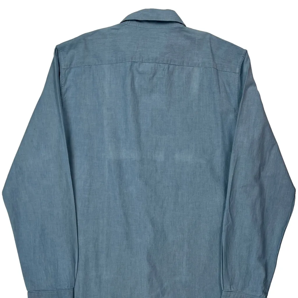 Lacoste Slim Fit Shirt - XL Blue Cotton - Image 6