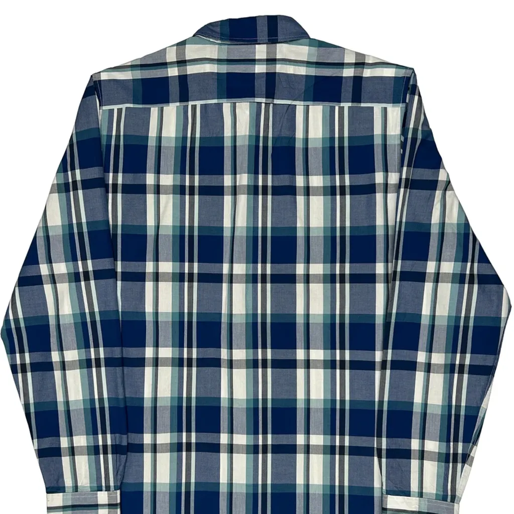 Lacoste Checked Shirt - XL Blue Cotton - Image 7