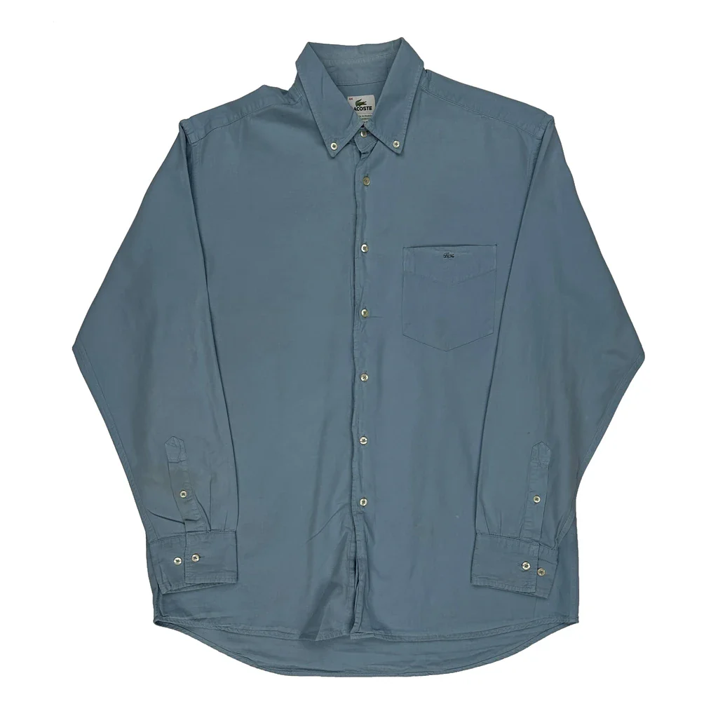 Lacoste Shirt - XL Blue Cotton