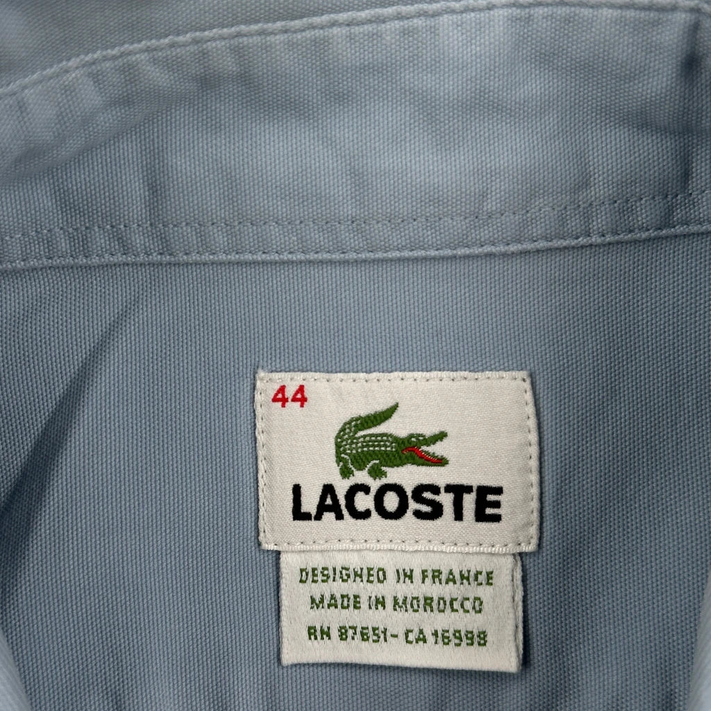 Lacoste Shirt - XL Blue Cotton - Image 3